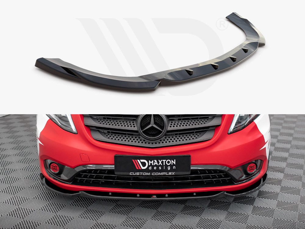 Front Splitter V.1 Mercedes VITO W447 Facelift 2020- Maxton Design