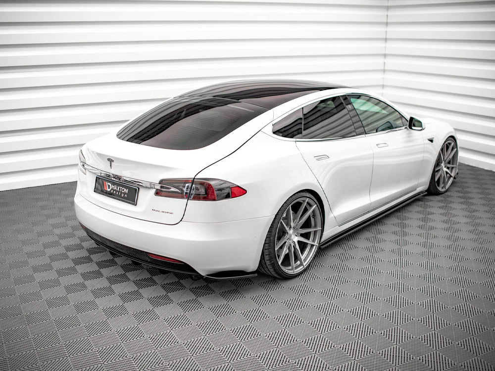 Side Skirts Diffusers Tesla Model S Facelift Maxton Design