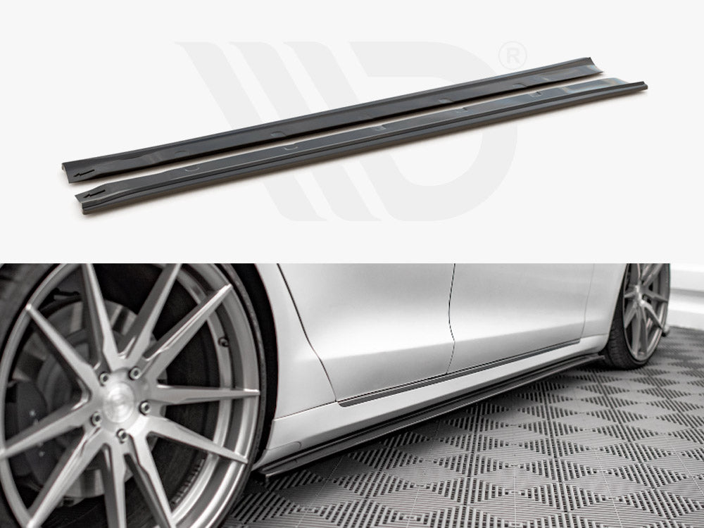 Side Skirts Diffusers Tesla Model S Facelift Maxton Design