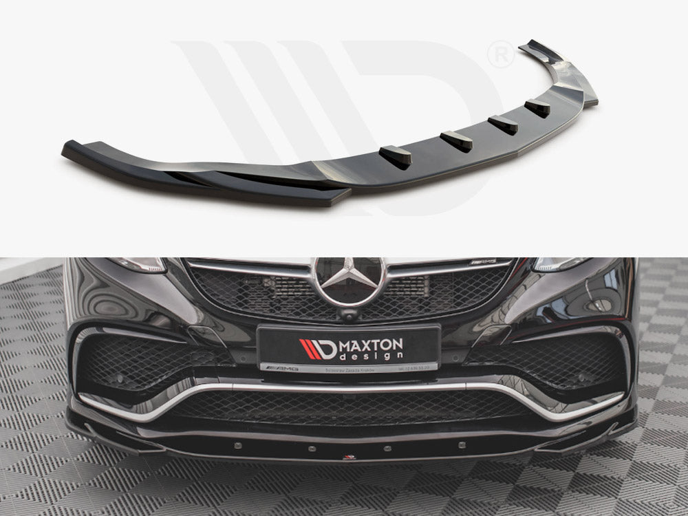 Front Splitter V.2 Mercedes GLE Coupe 63AMG C292 2015-2019 Maxton Design