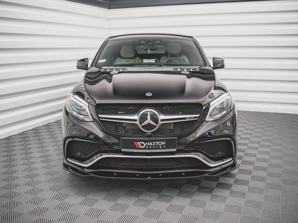 Front Splitter V.2 Mercedes GLE Coupe 63AMG C292 2015-2019 Maxton Design