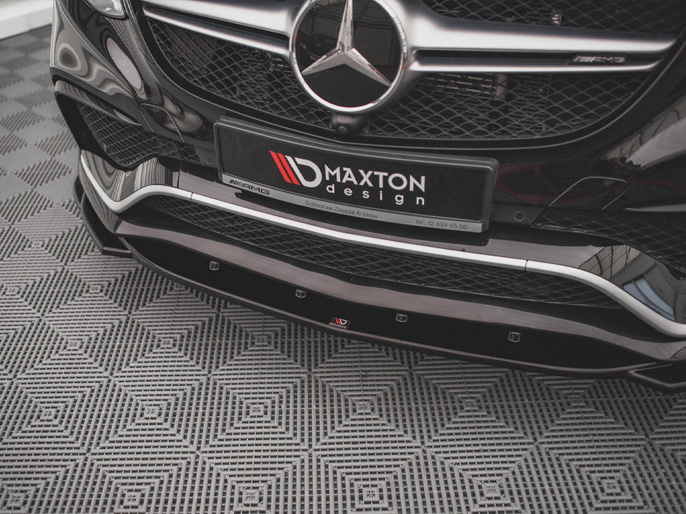 Front Splitter V.2 Mercedes GLE Coupe 63AMG C292 2015-2019 Maxton Design