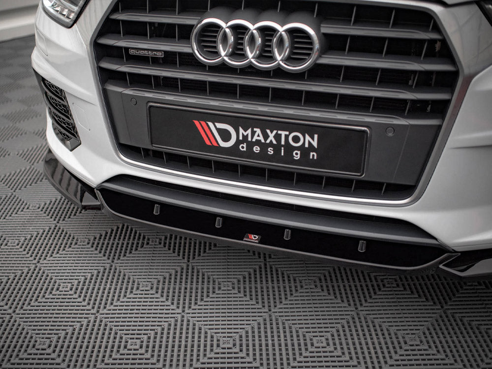 Front Splitter V.1 Audi Q3 8U Facelift 2014-2018 Maxton Design