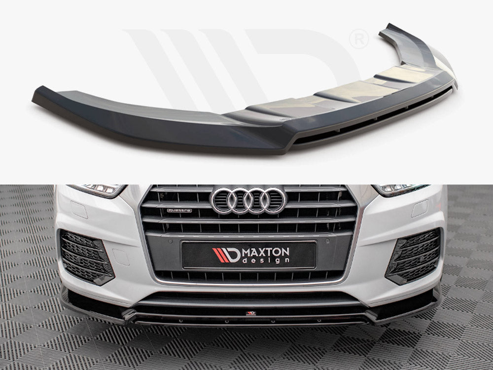 Front Splitter V.2 Audi Q3 8U Facelift 2014-2018 Maxton Design