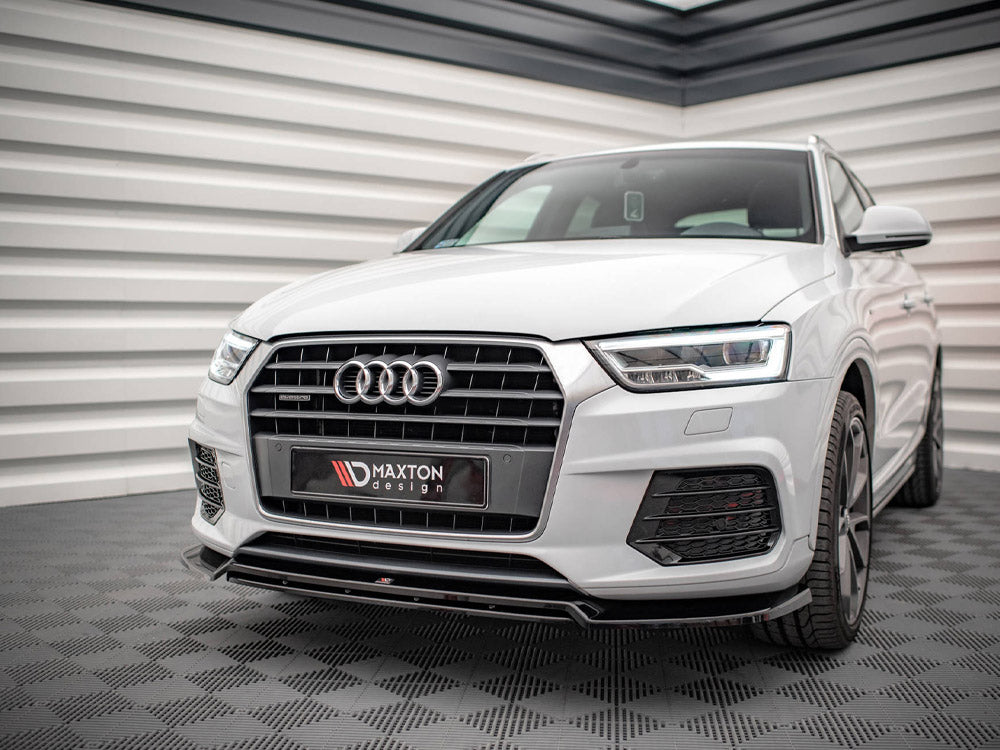 Front Splitter V.2 Audi Q3 8U Facelift 2014-2018 Maxton Design