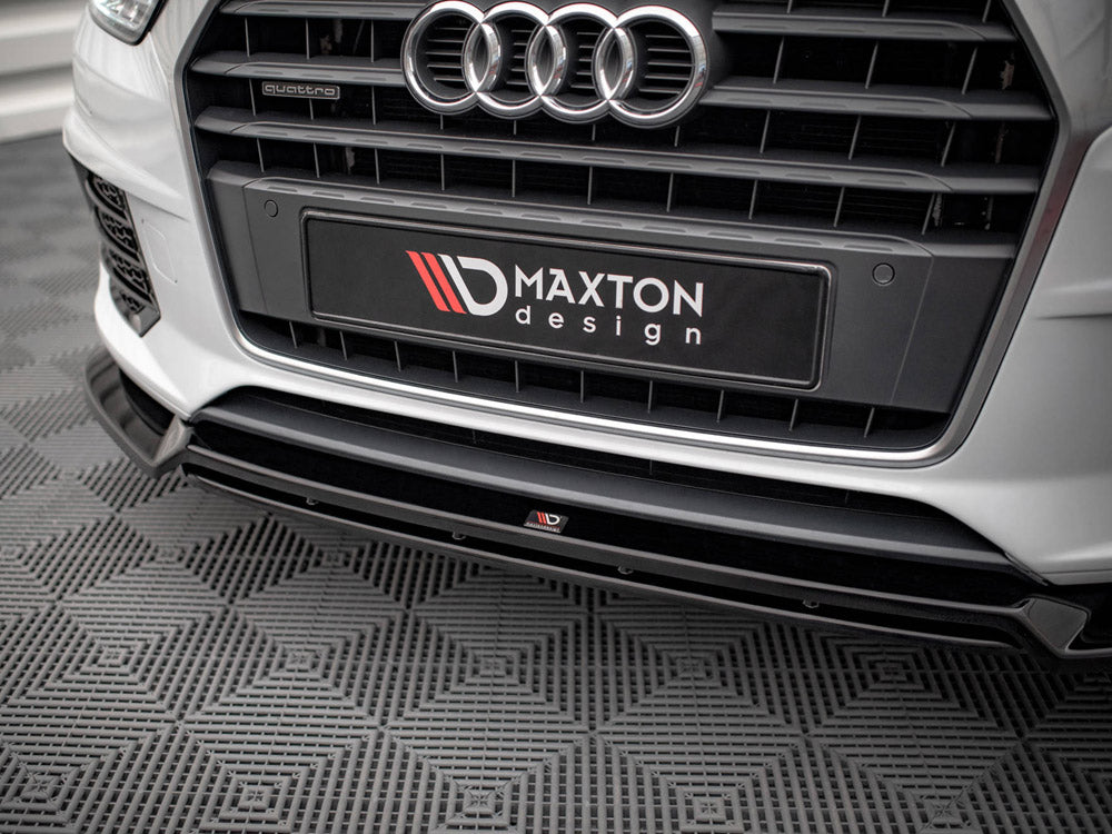 Front Splitter V.2 Audi Q3 8U Facelift 2014-2018 Maxton Design