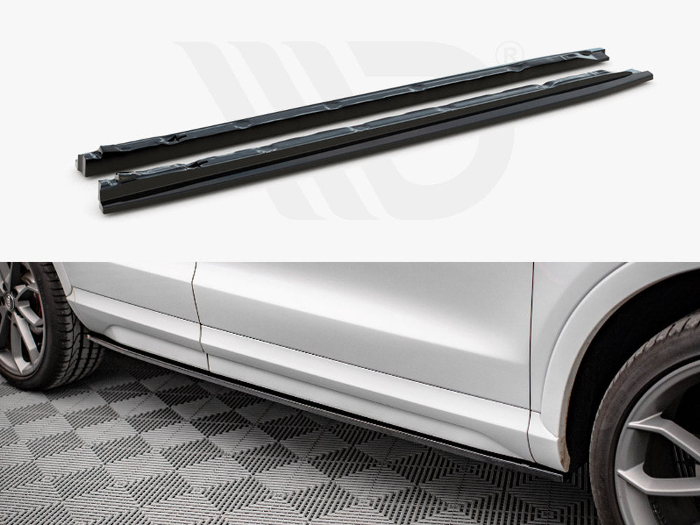 Side Skirts Diffusers Audi Q3 8U Facelift 2014-2018 Maxton Design