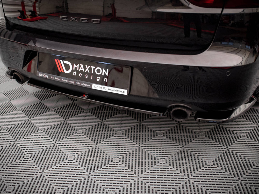 Central Rear Splitter Seat EXEO 2008-2013 Maxton Design