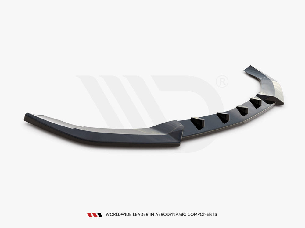 Front Splitter V.2 Mercedes E Amg-Line Sedan W212 Facelift 2012-2016 Maxton Design