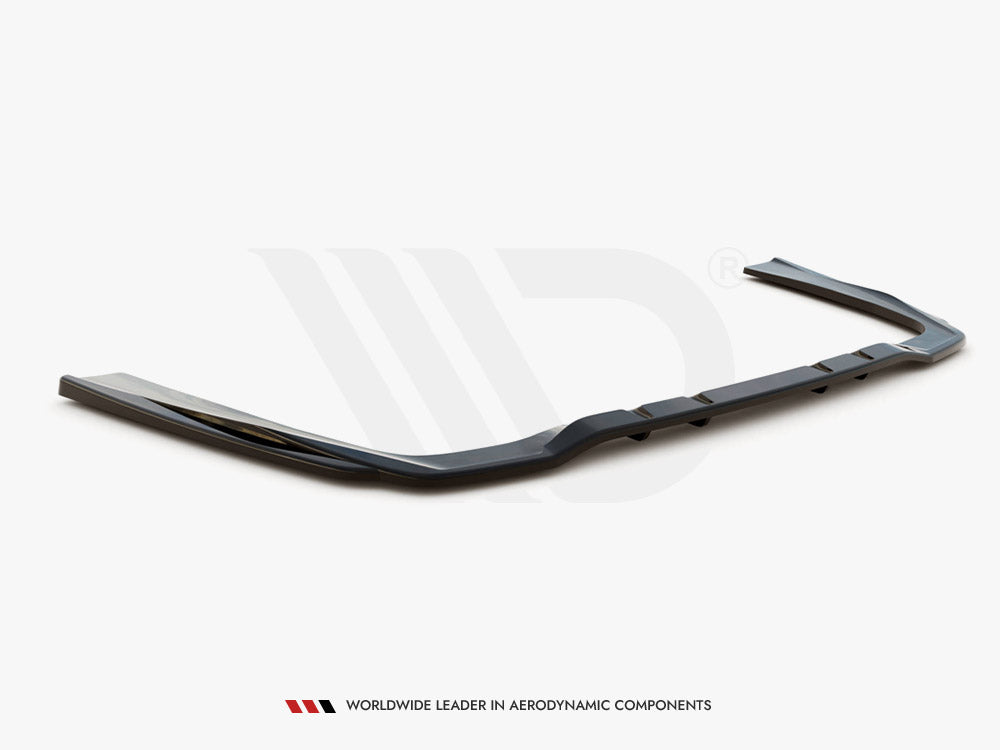 Central Rear Splitter (Vertical Bars) Mercedes AMG CLS 53 C257 Maxton Design