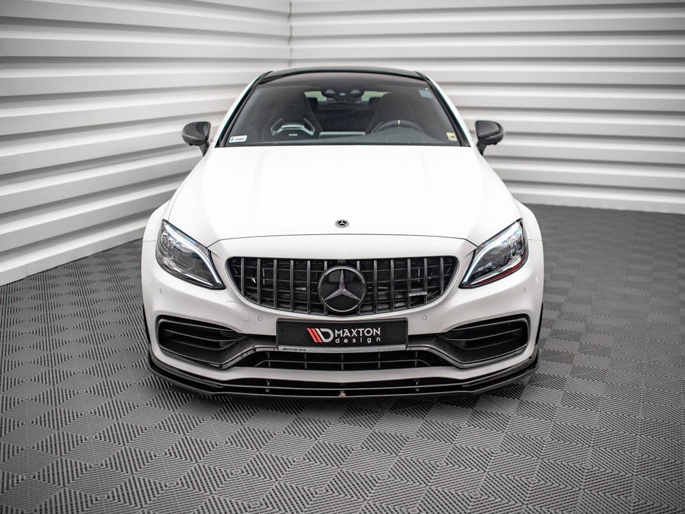 Front Splitter V.1 Mercedes-AMG C63 Coupe AMG Aero Pack C205 Facelift Maxton Design