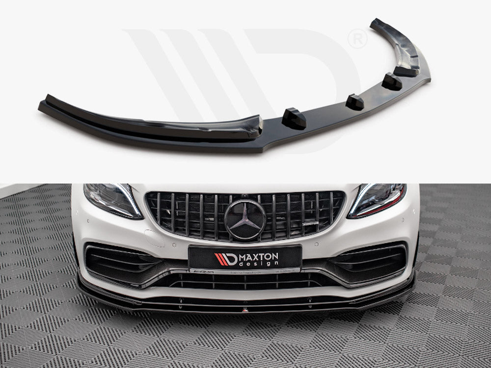 Front Splitter V.1 Mercedes-AMG C63 Coupe AMG Aero Pack C205 Facelift Maxton Design