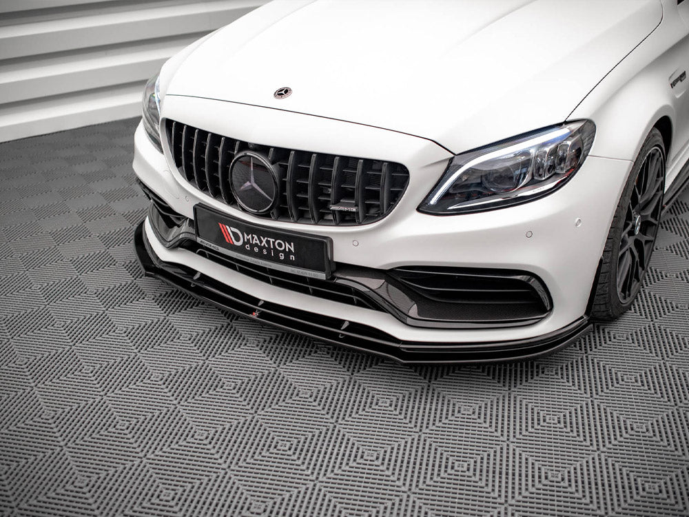 Front Splitter V.1 Mercedes-AMG C63 Coupe AMG Aero Pack C205 Facelift Maxton Design