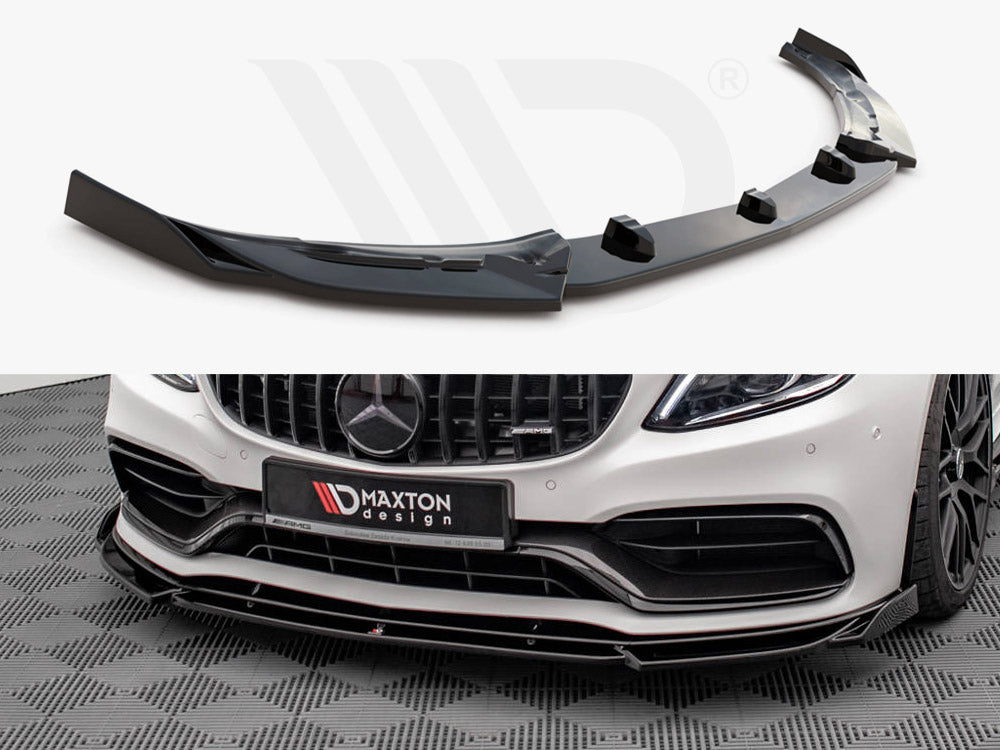 Front Splitter V.2 Mercedes-AMG C63 Coupe AMG Aero Pack C205 Facelift Maxton Design