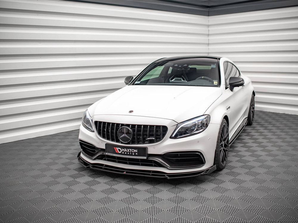 Front Splitter V.2 Mercedes-AMG C63 Coupe AMG Aero Pack C205 Facelift Maxton Design