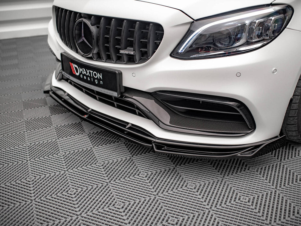 Front Splitter V.2 Mercedes-AMG C63 Coupe AMG Aero Pack C205 Facelift Maxton Design