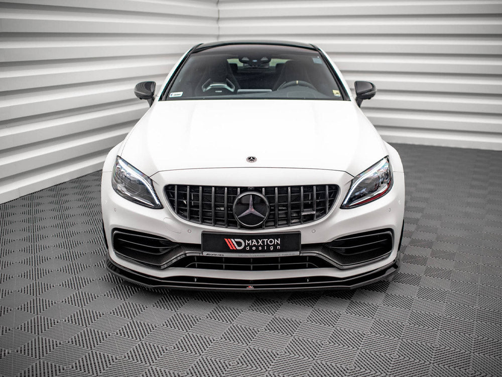 Front Splitter V.3 Mercedes-AMG C63 Coupe AMG Aero Pack C205 Facelift Maxton Design