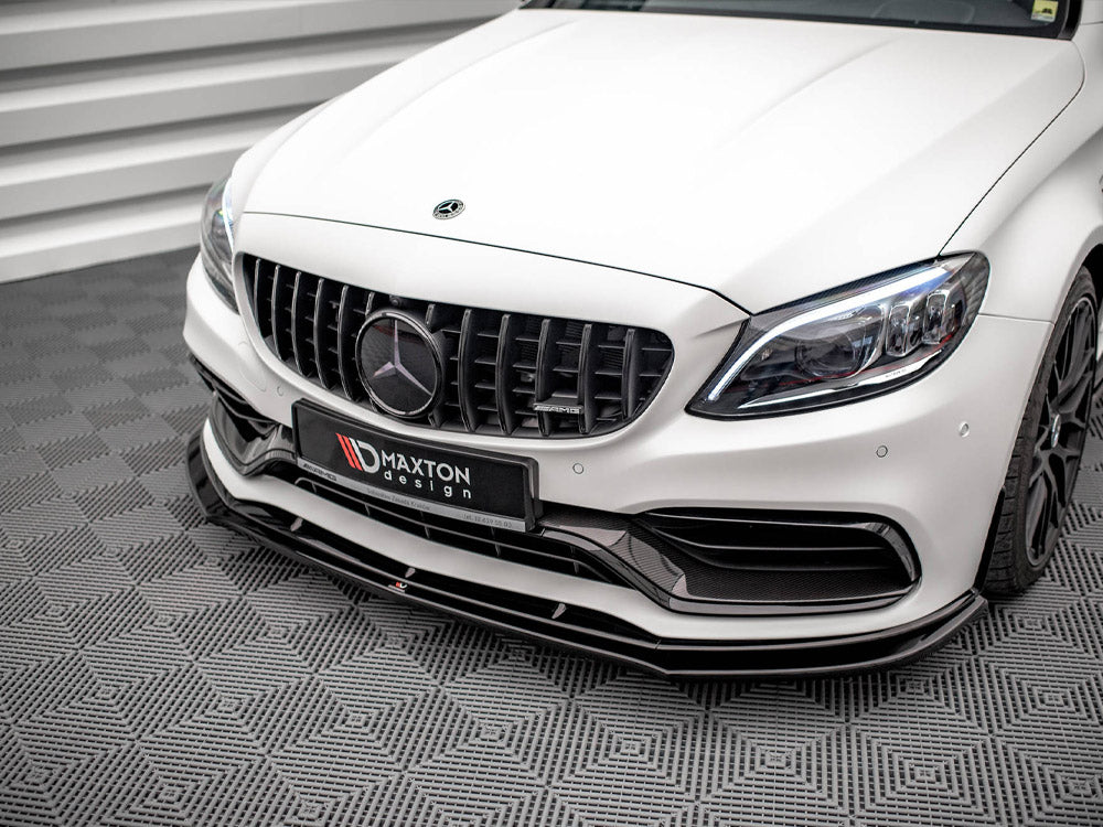 Front Splitter V.3 Mercedes-AMG C63 Coupe AMG Aero Pack C205 Facelift Maxton Design