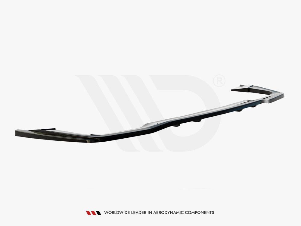 Central Rear Splitter (Vertical Bars) Mercedes-AMG C 63AMG Coupe AMG Aero Pack C205 Facelift Maxton Design