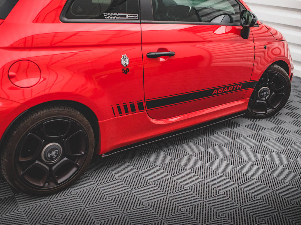 Side Skirts Diffusers Fiat 500 Abarth MK1 Facelift 2016-UP Maxton Design