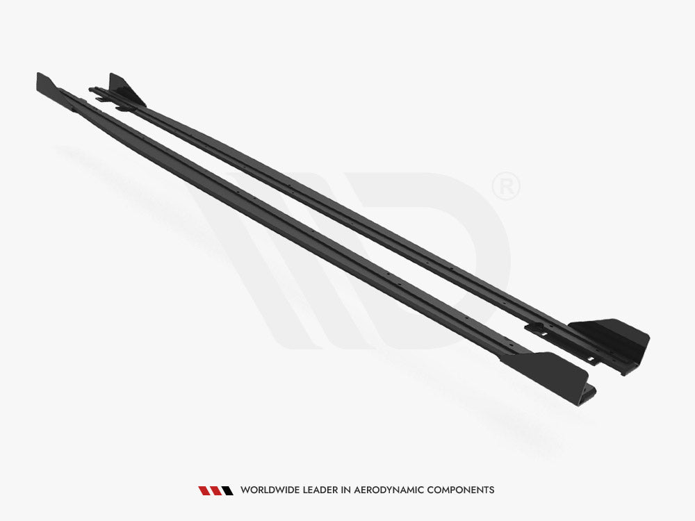 Street PRO Side Skirts Diffusers (+flaps) Audi RS3 Sedan 8Y 2020- Maxton Design