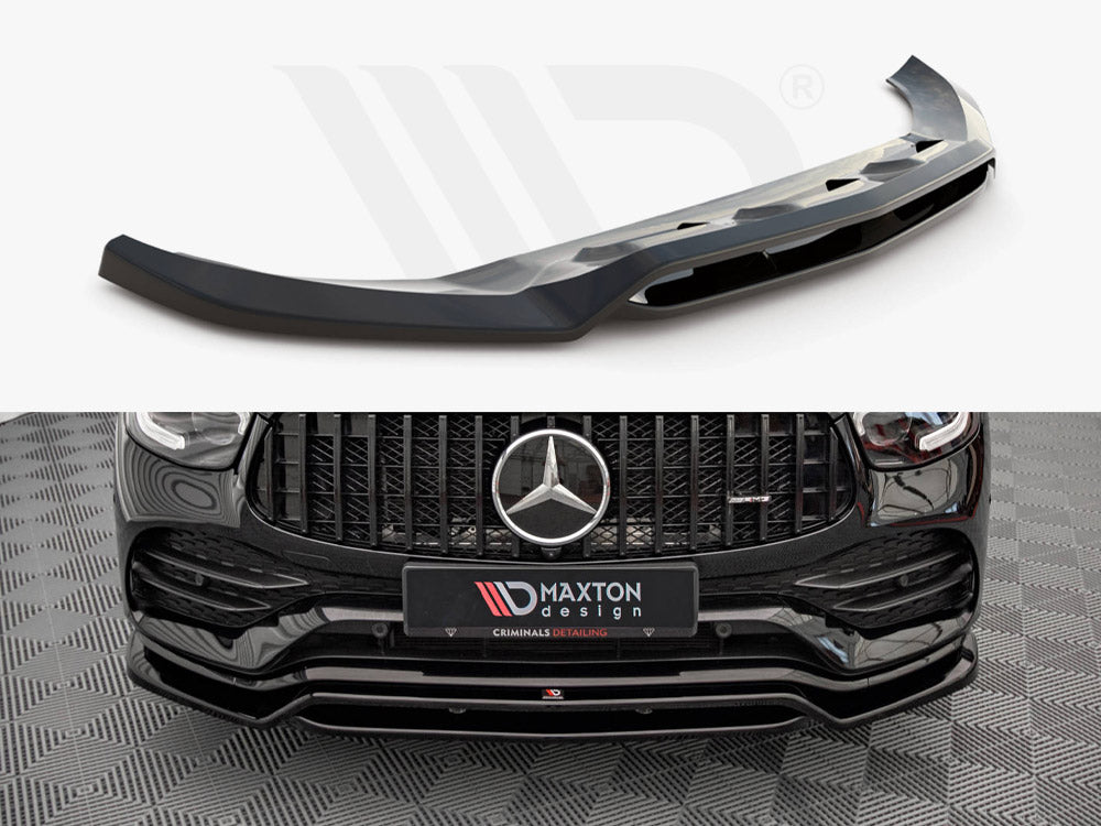 Front Splitter Mercedes GLC Coupe Amg-line C253 Facelift 2019- Maxton Design