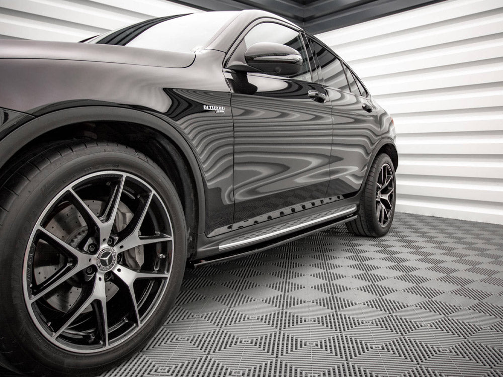 Side Skirts Diffusers Mercedes GLC Coupe Amg-line C253 Facelift 2019- Maxton Design