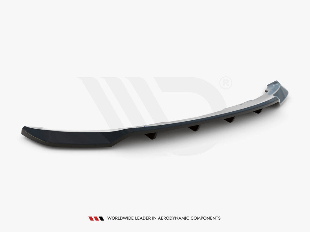 Central Rear Splitter (Vertical Bars) BMW I3 Mk1 Facelift 2017-2022 Maxton Design