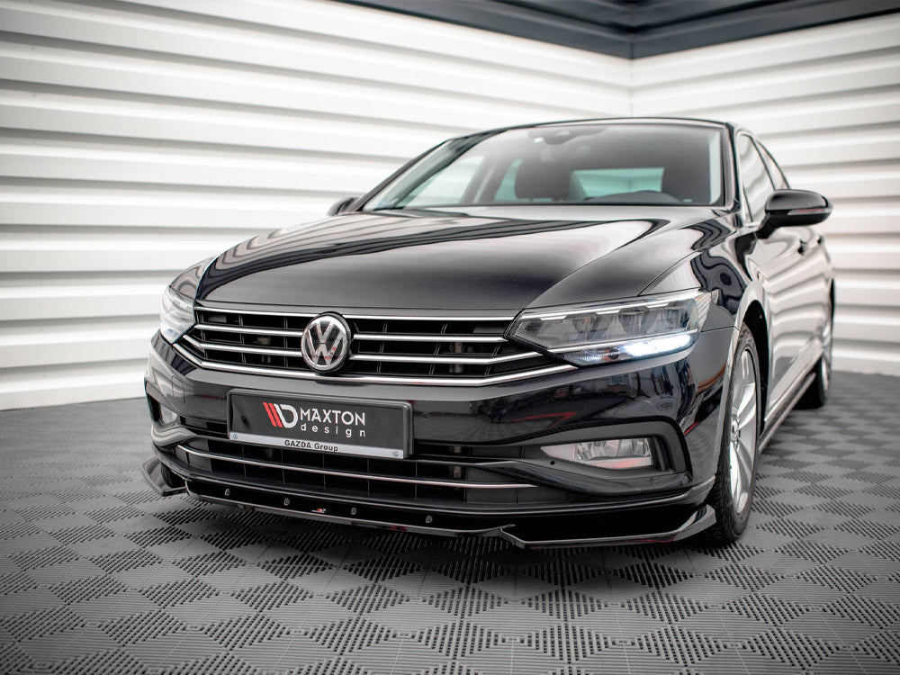 Front Splitter V.1 VW Passat B8 Facelift 2019- Maxton Design