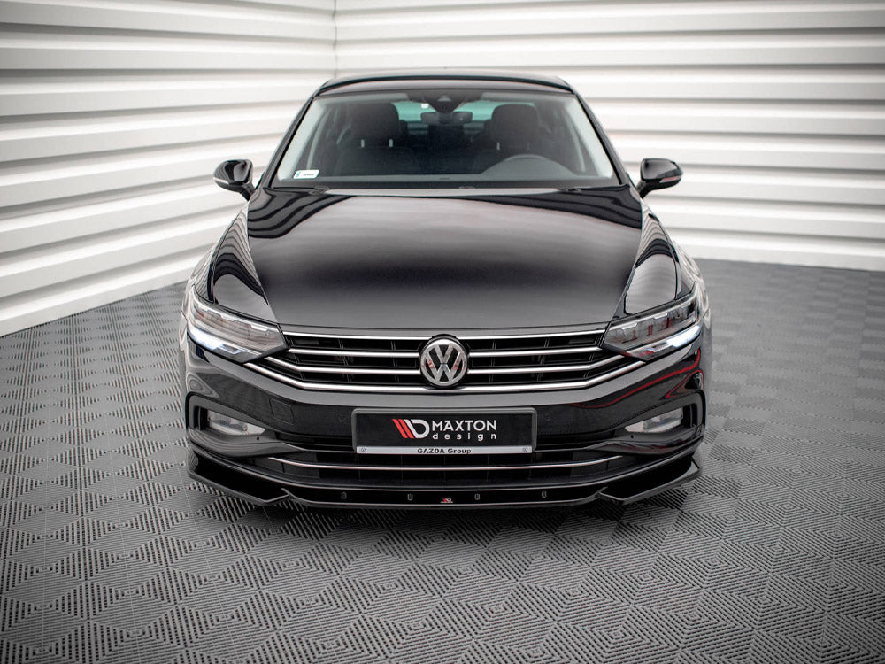 Front Splitter V.1 VW Passat B8 Facelift 2019- Maxton Design