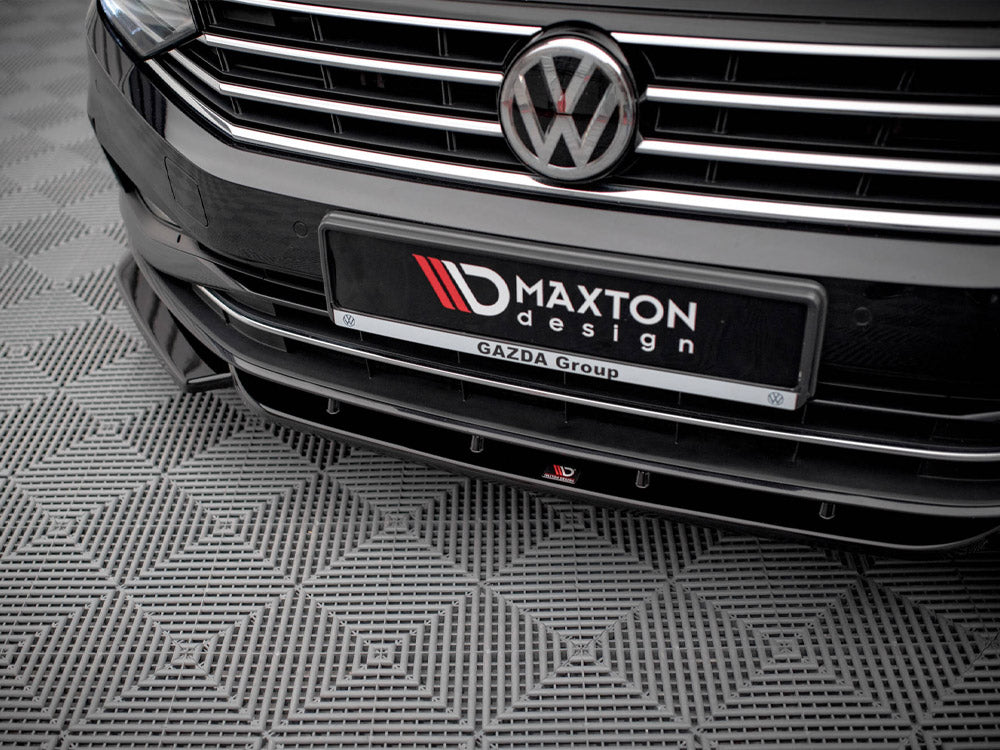 Front Splitter V.1 VW Passat B8 Facelift 2019- Maxton Design