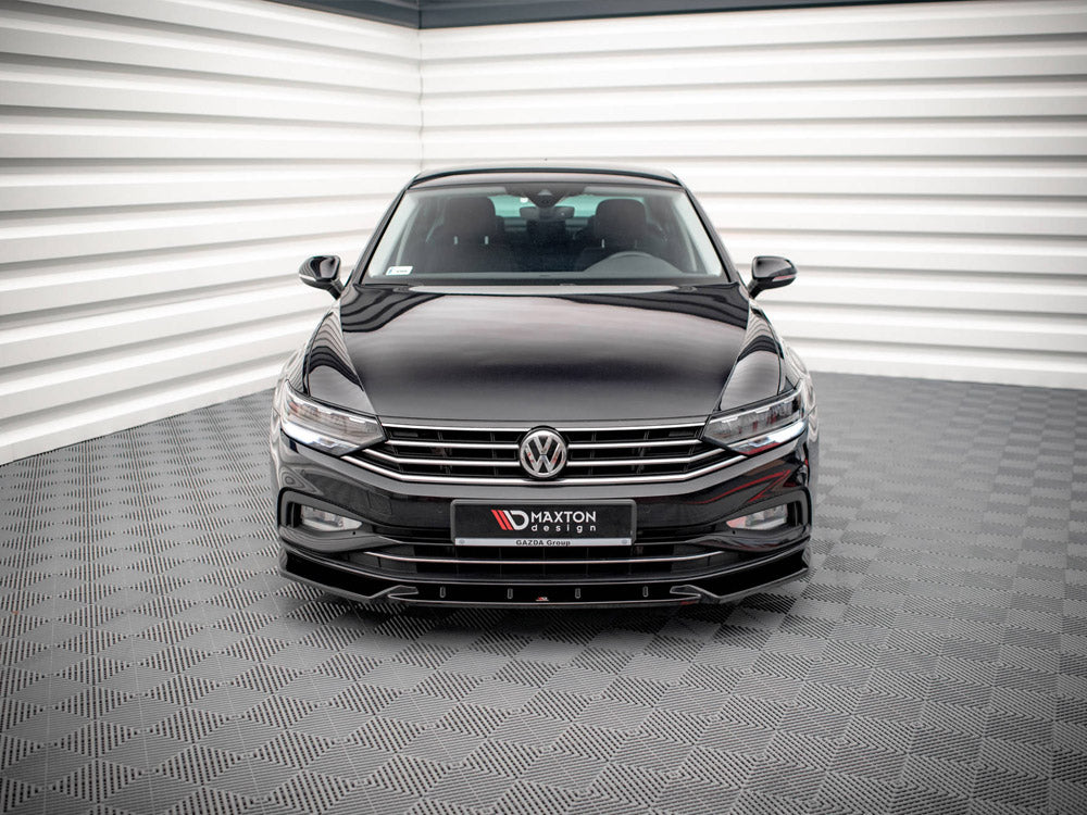 Front Splitter V.2 VW Passat B8 Facelift 2019- Maxton Design