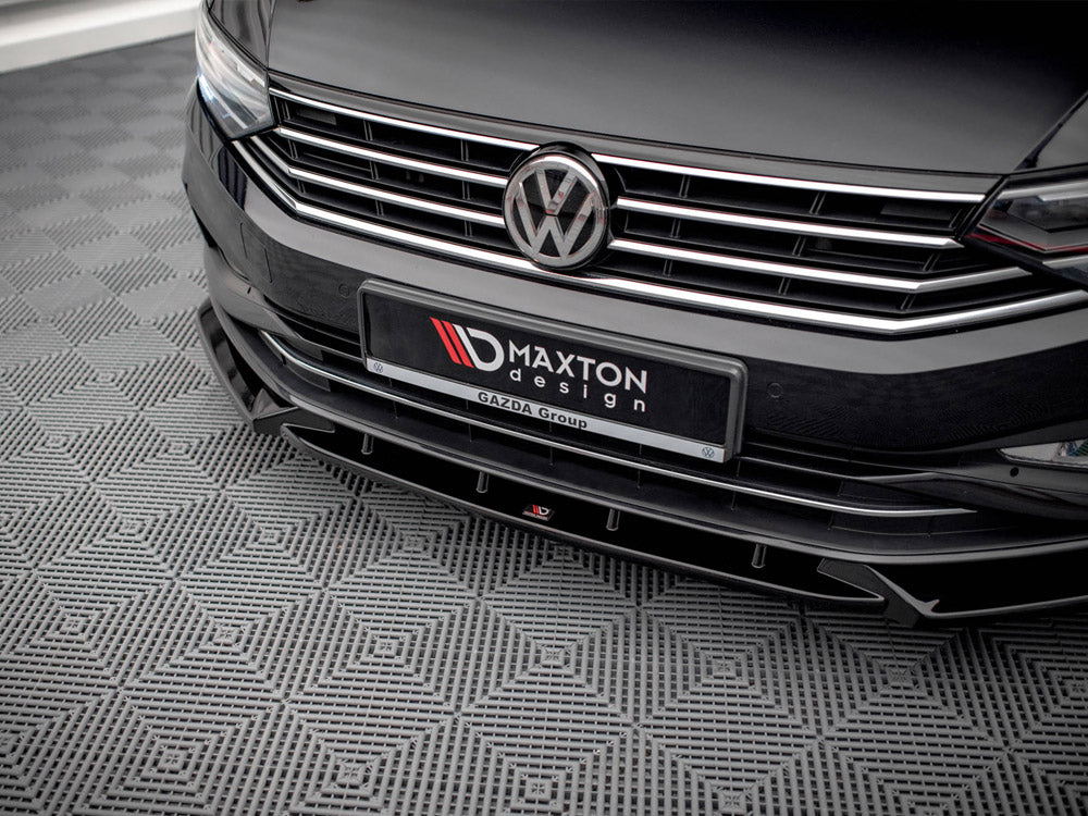 Front Splitter V.2 VW Passat B8 Facelift 2019- Maxton Design