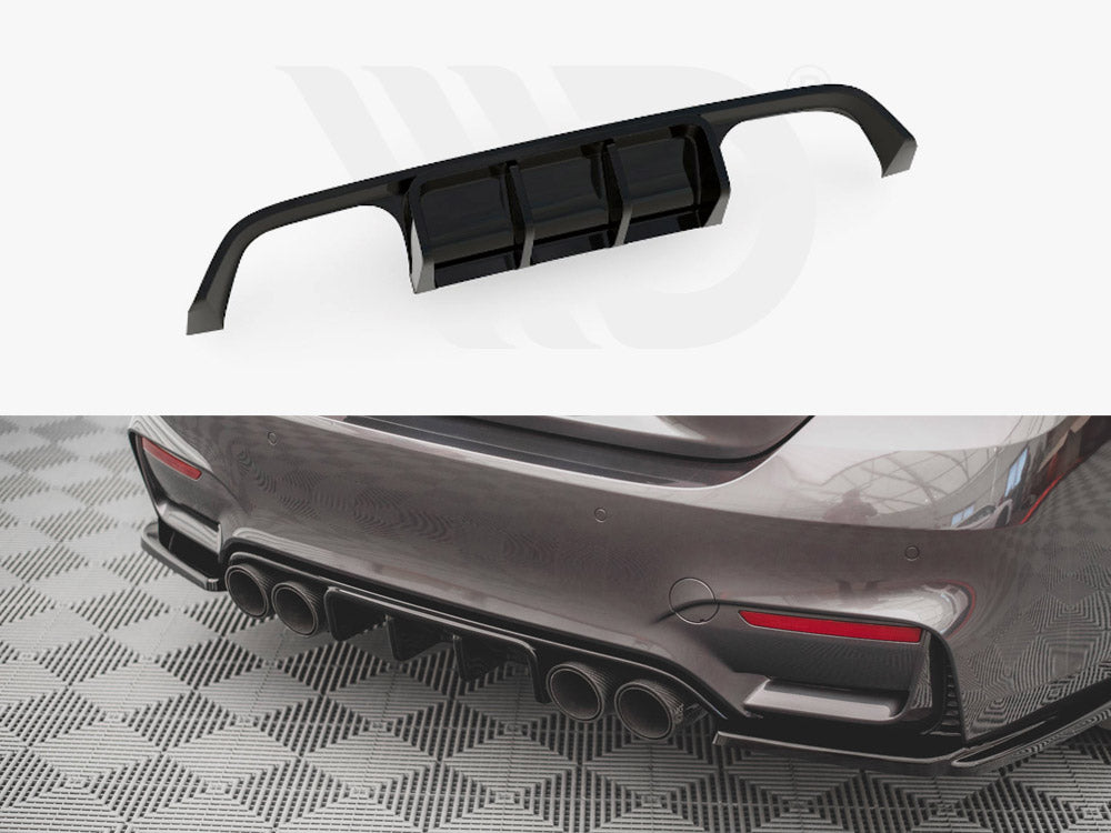 Rear Valance BMW M4 F82 2014-2020 Maxton Design