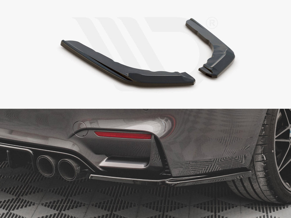 Rear Side Splitters V.3 BMW M4 F82 Maxton Design