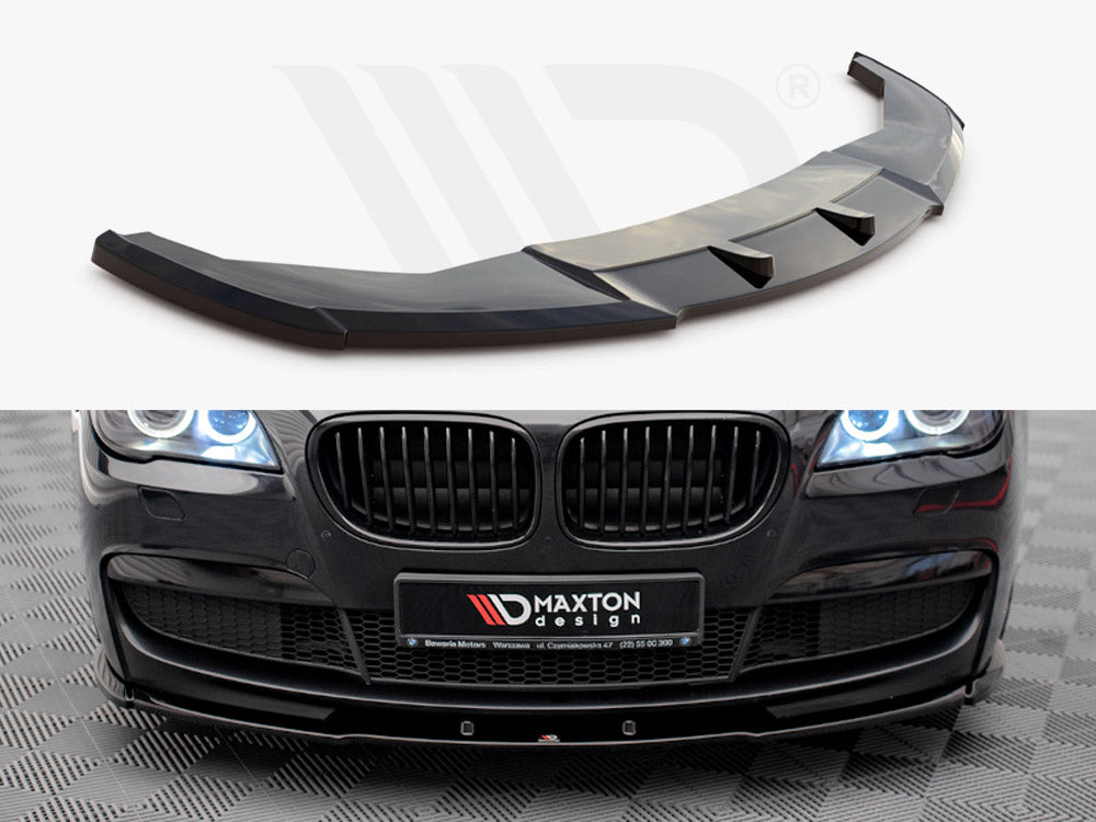 Front Splitter V.1 Bmw 7 M-pack F01 2008-2013 Maxton Design