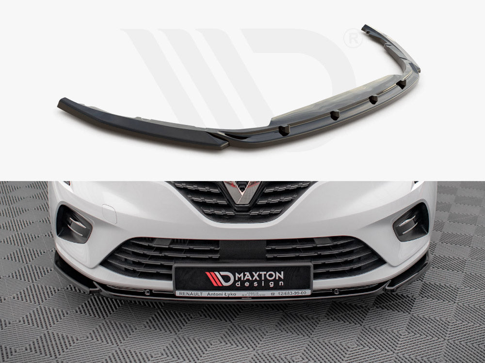 Front Splitter V.1 Renault CLIO MK5 2019- Maxton Design