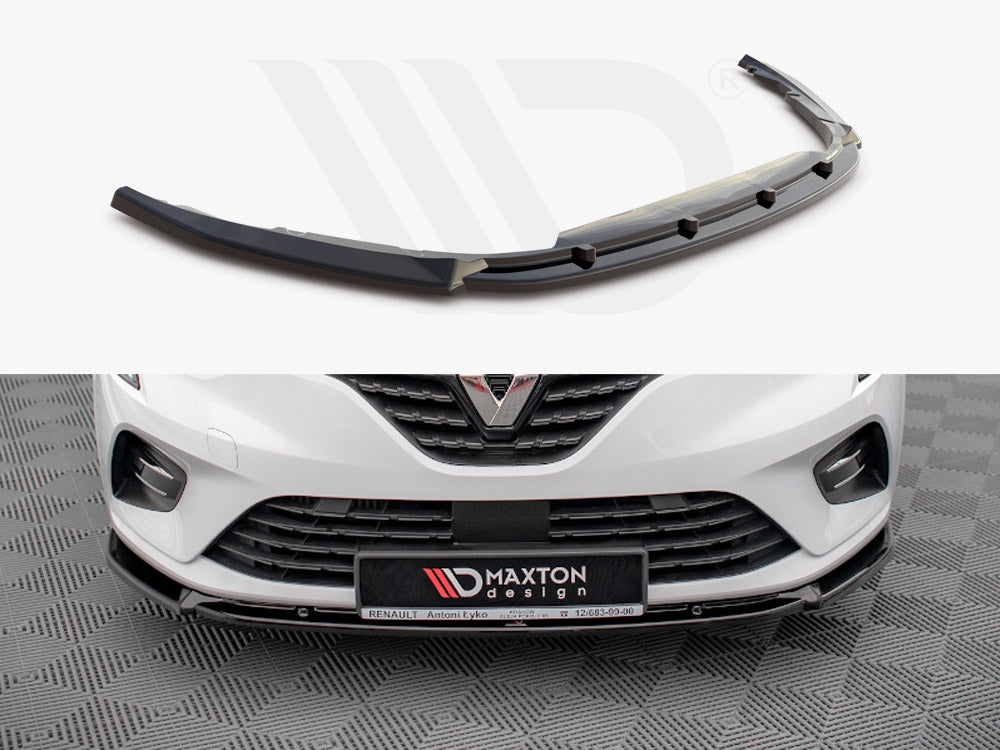 Front Splitter V.2 Renault CLIO MK5 2019- Maxton Design