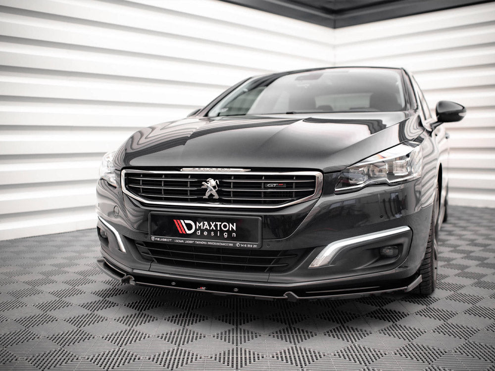 Front Splitter V.1 Peugeot 508 GT MK1 Facelift 2014-2018 Maxton Design