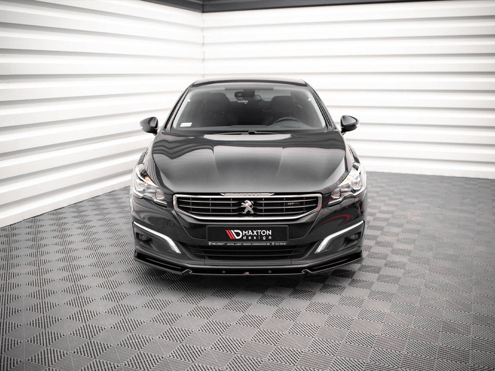 Front Splitter V.1 Peugeot 508 GT MK1 Facelift 2014-2018 Maxton Design