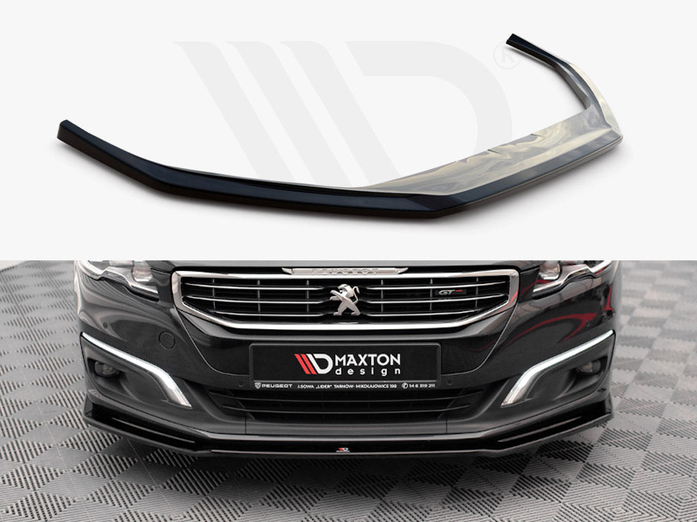 Front Splitter V.2 Peugeot 508 GT MK1 Facelift 2014-2018 Maxton Design