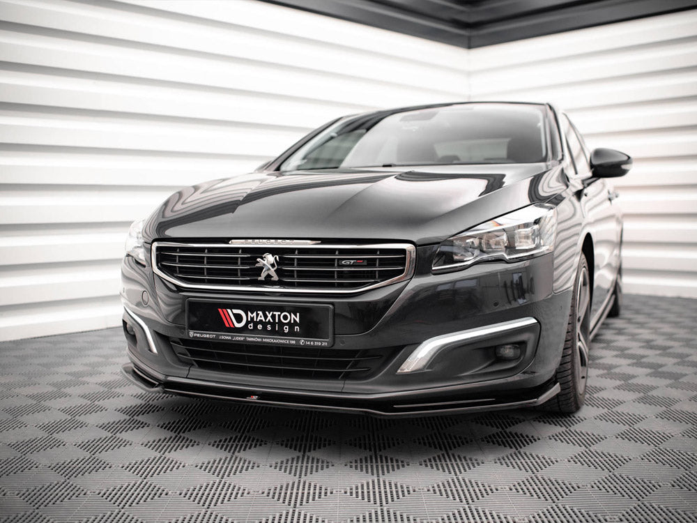 Front Splitter V.2 Peugeot 508 GT MK1 Facelift 2014-2018 Maxton Design