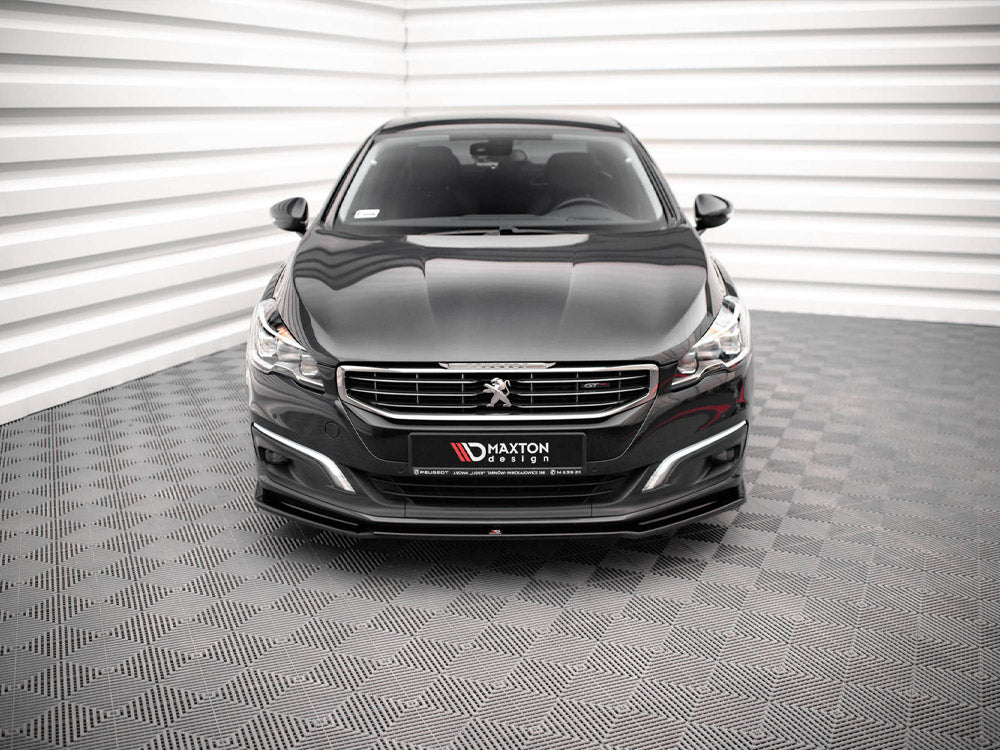 Front Splitter V.2 Peugeot 508 GT MK1 Facelift 2014-2018 Maxton Design