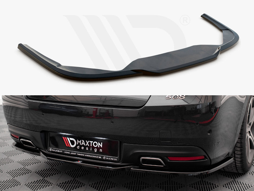 Central Rear Splitter Peugeot 508 GT MK1 Facelift 2014-2018 Maxton Design