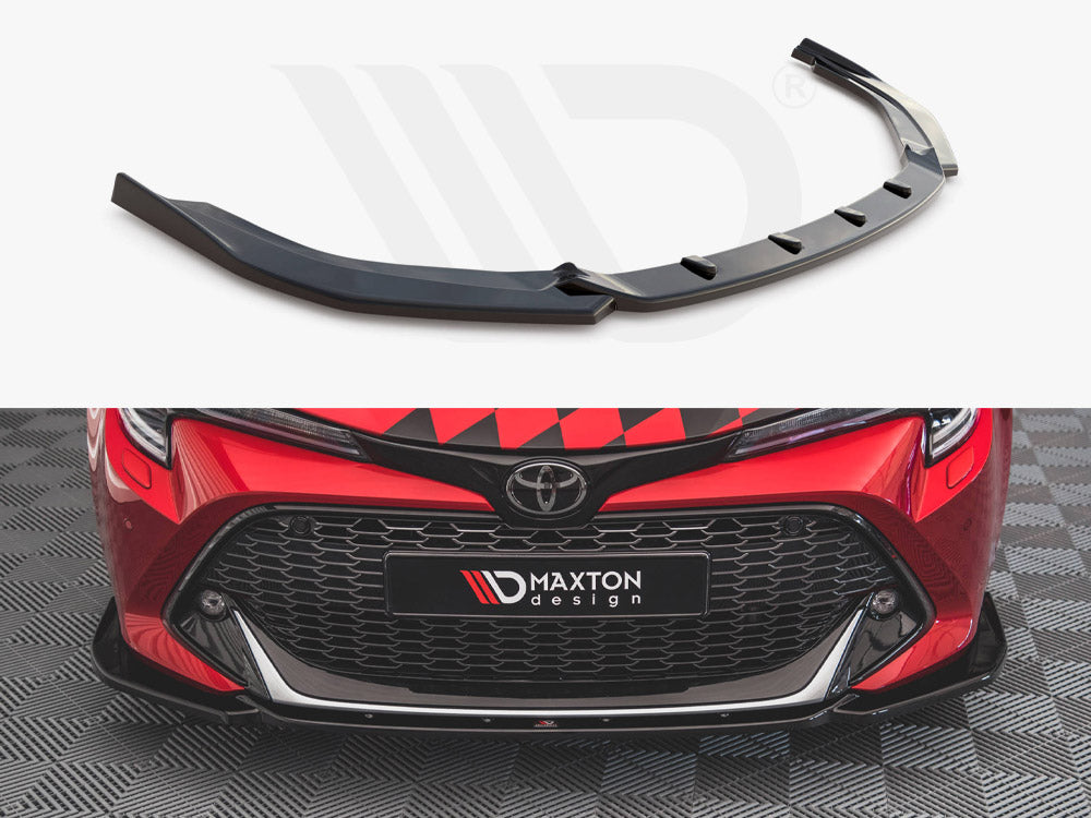 Front Splitter Toyota Corolla GR Sport Hatchback XII 2019- Maxton Design