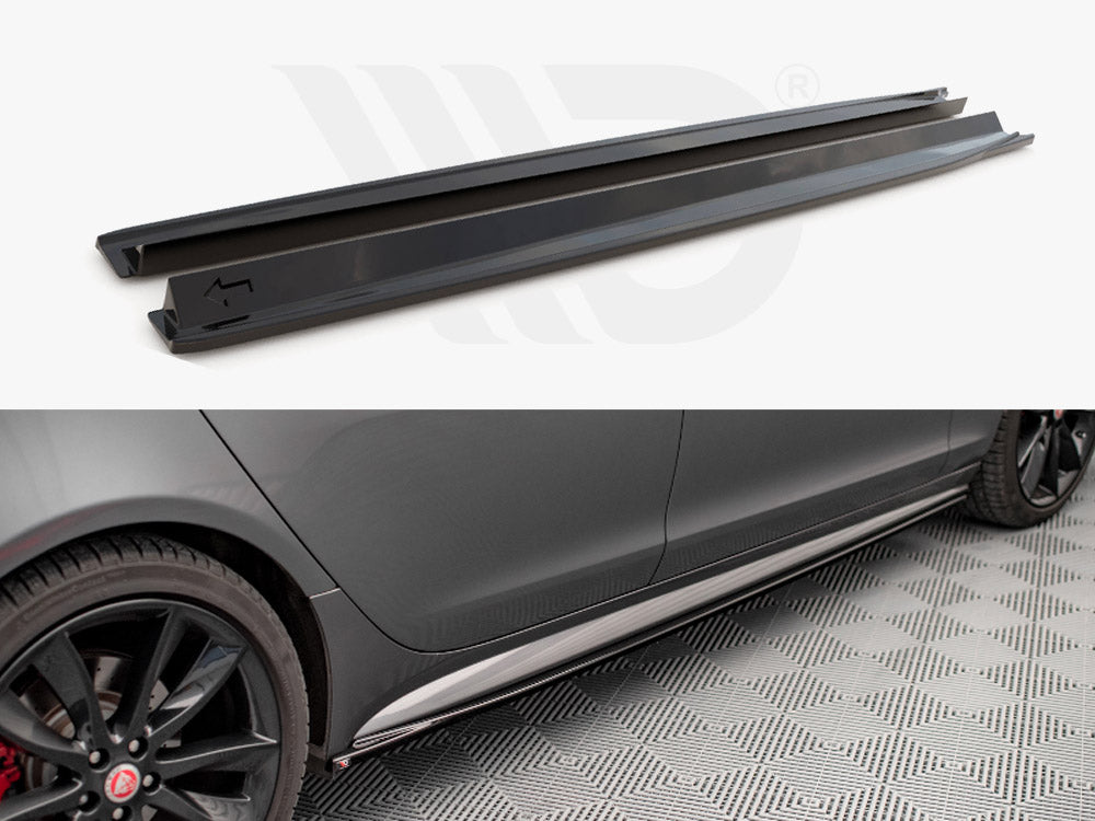 Side Skirts Diffusers Jaguar XF R-sport MK2 2015-2020 Maxton Design