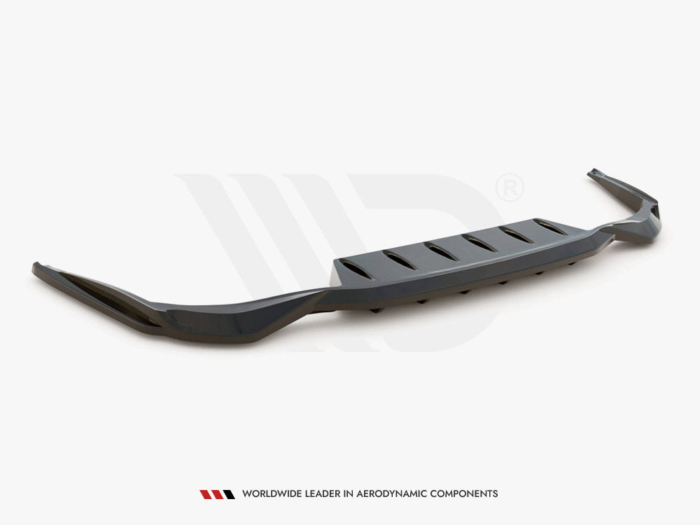 Central Rear Splitter (Vertical Bars) Lexus UX MK1 2018- Maxton Design