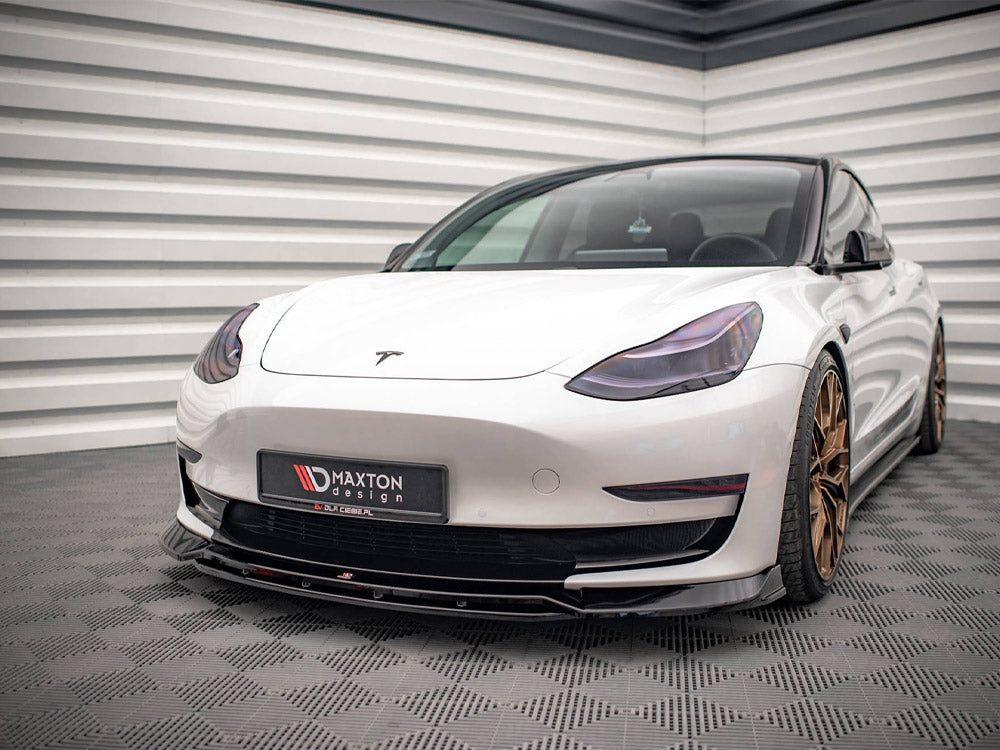 Front Splitter V.3 Tesla Model 3 2017- Maxton Design