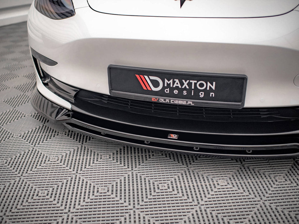 Front Splitter V.3 Tesla Model 3 2017- Maxton Design