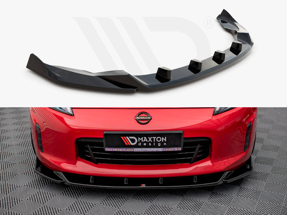 Front Splitter V.2 Nissan 370Z Facelift 2012-2020 Maxton Design